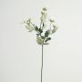 Ramo di rosa selvatica artificiale FOSETTA, Eco Collection, bianco-lilla, 70 cm, Ø 3-5 cm