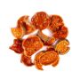 Frutta secca decorativa: fette di mela cotogna del Bengala MENJALA, arancione, Ø 5-8 cm, 200 g