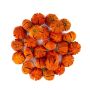 Frutta secca decorativa mandarini NIARATU, incisi, arancioni, Ø 4-5 cm, 250 g