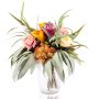 Mazzo di fiori decorativo LARONA, arancione-rosa-salmone, 40cm, Ø45cm
