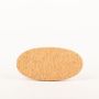 Sottobicchieri di sughero ovale MANARA, naturale, 20x10x1,5cm