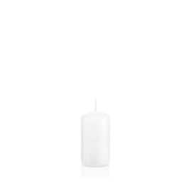 INNA-Glas Candela votiva/Candela a Colonna Maeva, Avorio, 8cm, 5cm, 18h - Made in Germany - Candela di Cera/Candela Decorativa