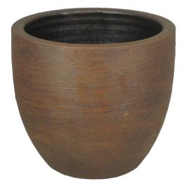 Vaso da piante CAPUA in ceramica, blu-marrone, 28cm, 29cm