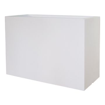 Fioriera rettangolare NALTIS in plastica, bianca, 100x40x70 cm Fioriera rettangolare NALTIS in plastica, bianca, 100x40x70 cm