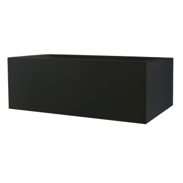 Fioriera rettangolare NALTIS in plastica, nera, 100x40x41 cm Fioriera rettangolare NALTIS in plastica, nera, 100x40x41 cm