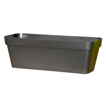Fioriera rettangolare VINAYA in plastica, con fori, antracite, 99x40x40 cm Fioriera rettangolare VINAYA in plastica, con fori, antracite, 99x40x40 cm