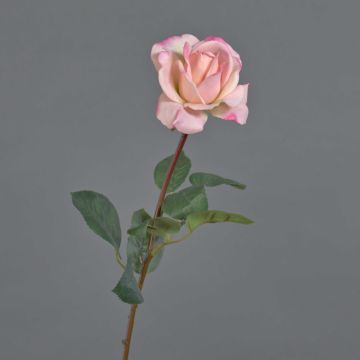 Rosa artificiale AMELIE, rosa, 70cm, Ø8cm