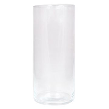 Vaso cilindrico di vetro SANYA OCEAN, trasparente, 25cm, Ø11,5cm