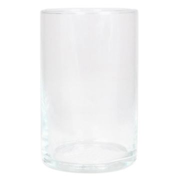 Vaso cilindrico di vetro SANYA OCEAN, trasparente, 20cm, Ø11,5cm