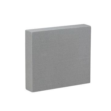 Piastra in schiuma OASIS® per fiori artificiali, grigia, 29x25x6 cm