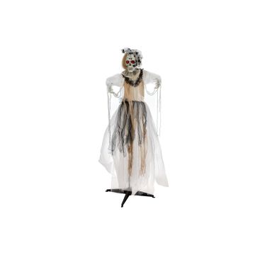 Scheletro di sposa di Halloween SCHAKLYN, con funzione di movimento-suono, LED, 80x50x170cm Scheletro di sposa di Halloween SCHAKLYN, con funzione di movimento-suono, LED, 80x50x170cm