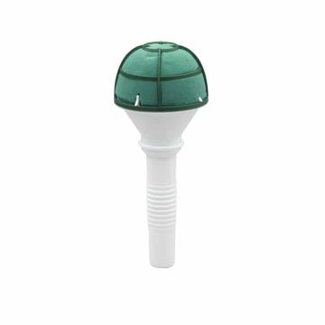 OASIS® schiuma da infilaggio per bouquet da sposa con manico in plastica, griglia, verde, Ø 7 cm