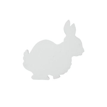Decorazione pasquale: sagoma di coniglio HOPPER, bianco, 56 cm Decorazione pasquale: sagoma di coniglio HOPPER, bianco, 56 cm