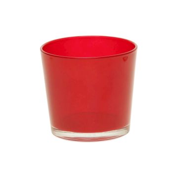 Vaso da piante ALENA, vetro, rosso vino, 9,5cm, Ø11,5cm Vaso da piante ALENA, vetro, rosso vino, 9,5cm, Ø11,5cm