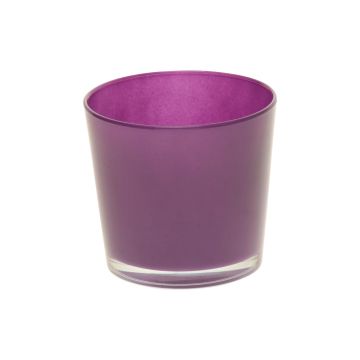 Vaso da piante ALENA, vetro, viola scuro, 9,5cm, Ø11,5cm Vaso da piante ALENA, vetro, viola scuro, 9,5cm, Ø11,5cm