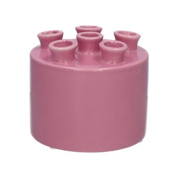 Vaso da fiori VIVIANNE con 6 fori, dolomite, lilla chiaro, 10,5cm, Ø12cm Vaso da fiori VIVIANNE con 6 fori, dolomite, lilla chiaro, 10,5cm, Ø12cm