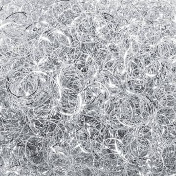 Lametta capelli d'angelo FLORENTIUS in filo di rame, arricciata, argento, 20g