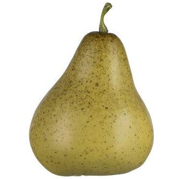 Frutta artificiale: pera MINTAS, verde chiaro, 9,5 cm, Ø 8 cm