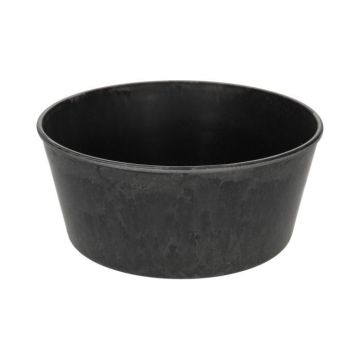 Ciotola decorativa rotonda KIKINA in plastica, nera, 10 cm, Ø 24 cm Ciotola decorativa rotonda KIKINA in plastica, nera, 10 cm, Ø 24 cm