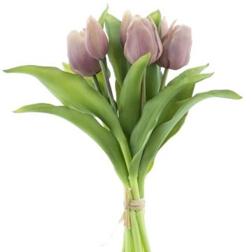 Mazzo di tulipani sintetici misti LONA, lilla chiaro, 30cm, Ø20cm