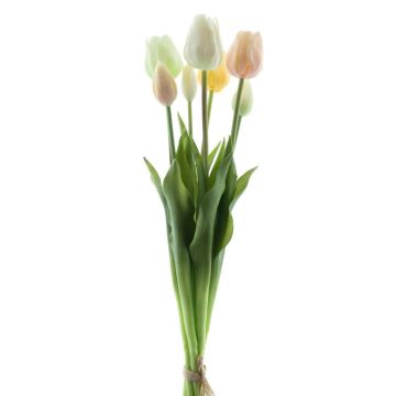 Mazzo di tulipani artificiali Mix LONA, giallo-crema-verde, 45 cm, Ø 20 cm Mazzo di tulipani artificiali Mix LONA, giallo-crema-verde, 45 cm, Ø 20 cm