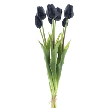 Mazzo di tulipani sintetici misti LONA, nero, 45cm, Ø20cm Mazzo di tulipani sintetici misti LONA, nero, 45cm, Ø20cm