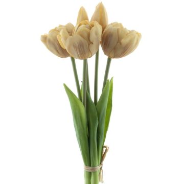 Mazzo di tulipani artificiali LANEA, color champagne, 30 cm, Ø 15 cm