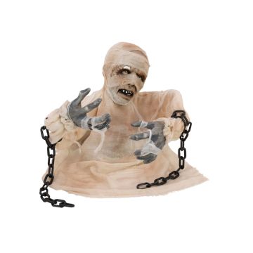 Mummia di Halloween DIMARUS con catene, funzione suono e movimento, LED, 40cm Mummia di Halloween DIMARUS con catene, funzione suono e movimento, LED, 40cm