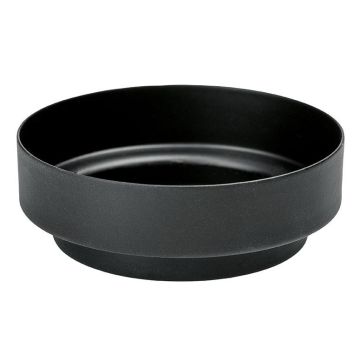 Portacandela a tronchetto FLORIDUS in metallo, per candele fino a Ø7cm, nero, 3,5cm, Ø8,8cm Portacandela a tronchetto FLORIDUS in metallo, per candele fino a Ø7cm, nero, 3,5cm, Ø8,8cm