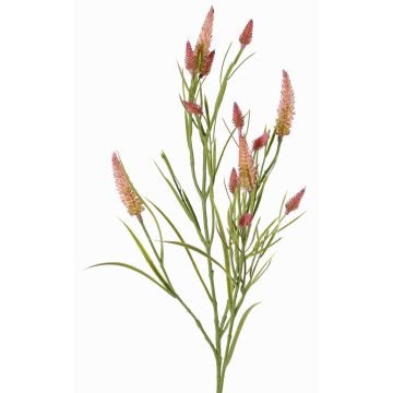 Ramo artificiale di trifoglio EUTIN con fiori, rosa antico-verde, 80 cm, Ø 1,5-2 cm