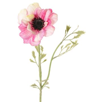 Fiore artificiale Anemone OKAPI, rosa-bianco, 55 cm, Ø 10 cm Fiore artificiale Anemone OKAPI, rosa-bianco, 55 cm, Ø 10 cm