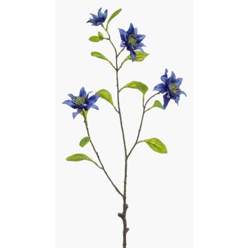 Ramo artificiale di clematide RUHNA, blu, 75 cm