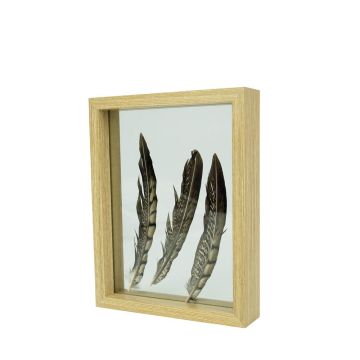 Cornice in legno a doppio vetro NIELAS, marrone, 22x17x5 cm