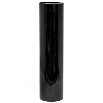Vaso da terra cilindrico in vetro SANSA OCEAN, nero, 60 cm, Ø 15 cm Vaso da terra cilindrico in vetro SANSA OCEAN, nero, 60 cm, Ø 15 cm