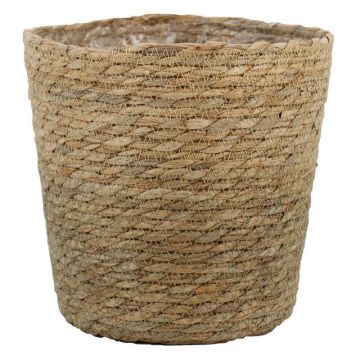 Cestino coprivaso FERMINA, marrone, 13cm, Ø11cm