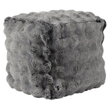 Pouf Teddy SVAVA, effetto bolla, grigio, 40x40x45 cm Pouf Teddy SVAVA, effetto bolla, grigio, 40x40x45 cm