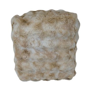 Pouf Teddy SVAVA, effetto bolla, beige-marrone, 40x40x45 cm Pouf Teddy SVAVA, effetto bolla, beige-marrone, 40x40x45 cm