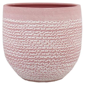 Vaso in ceramica DOMANO, screziato, rosa, 32 cm, Ø 35 cm Vaso in ceramica DOMANO, screziato, rosa, 32 cm, Ø 35 cm