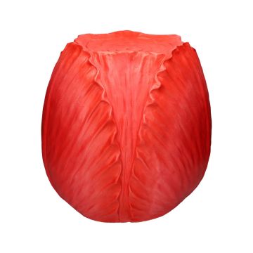 Tavolino MOLANI, a forma di tulipano, rosso, 45cm, Ø46,5cm