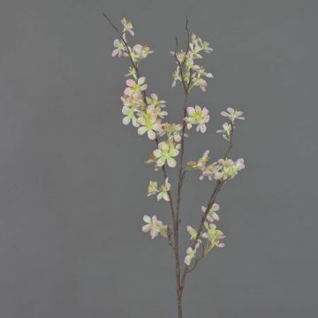 Ramo finto di fiori di melo LOUISA, fiorito, rosa-bianco, 85cm