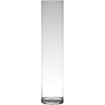 Vaso da fiori SANYA EARTH, cilindro/rotondo, trasparente, 50cm, Ø9cm