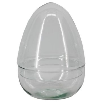 Campana di vetro SENUEL, riciclata, trasparente, 26,5 cm, Ø 19,8 cm Campana di vetro SENUEL, riciclata, trasparente, 26,5 cm, Ø 19,8 cm