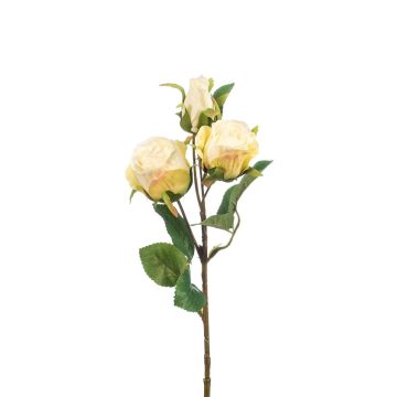 Ramo artificiale di rosa FREYDE, color crema, 45cm, Ø4-5cm Ramo artificiale di rosa FREYDE, color crema, 45cm, Ø4-5cm