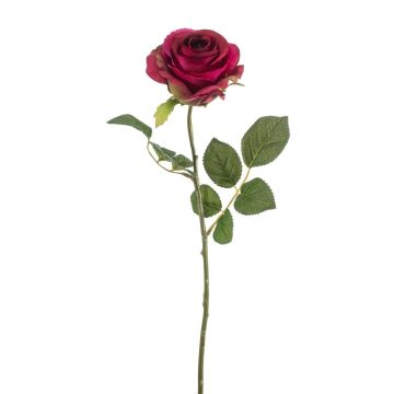 Rosa artificiale BRUNETTE, fucsia, 70 cm, Ø 11 cm Rosa artificiale BRUNETTE, fucsia, 70 cm, Ø 11 cm