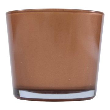 Vaso in vetro ALENA METALLIC, bronzo metallizzato, 11cm, Ø11,5cm Vaso in vetro ALENA METALLIC, bronzo metallizzato, 11cm, Ø11,5cm