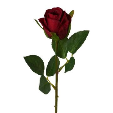 Fiore di plastica rosa EMBERY, rosso scuro, 45 cm, Ø 6 cm