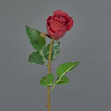 Rosa artificiale GENIO, rossa, 60 cm, Ø 7 cm Rosa artificiale GENIO, rossa, 60 cm, Ø 7 cm