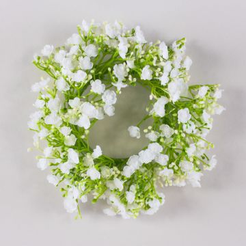 Ghirlanda decorativa di gipsofila LITAGO, bianca, Ø 20 cm Ghirlanda decorativa di gipsofila LITAGO, bianca, Ø 20 cm