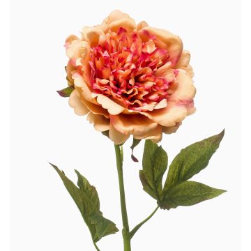 Fiore artificiale Peonia GAVRON, arancione, 55 cm