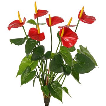 Anthurium artificiale NAKITA su stelo, rosso, 50 cm Anthurium artificiale NAKITA su stelo, rosso, 50 cm